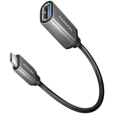 Адаптер AXAGON RUCM-AFAC USB 3.2 Gen 1 Type-C Male > Type-A Female, cable adapter 0, 2m, 3A, ALU (RUCM-AFAC)