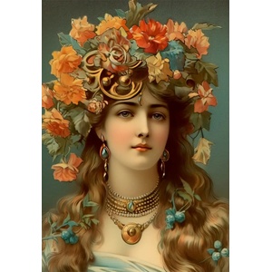 ROOVI - Puzzle Girl with Flower Crown - 1 000 piese