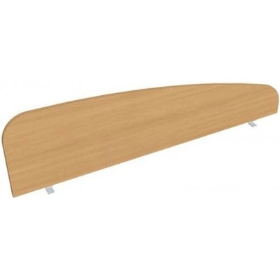 Hobis Paraván hranu stola oblý 160 cm buk