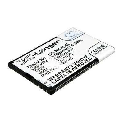 Cameron Sino Батерия (еквивалент BP-4L) за Nokia E52, N97, E63, E72, E90, Li-Ion 3, 7V 1700mAh (CS-NK4LXL)