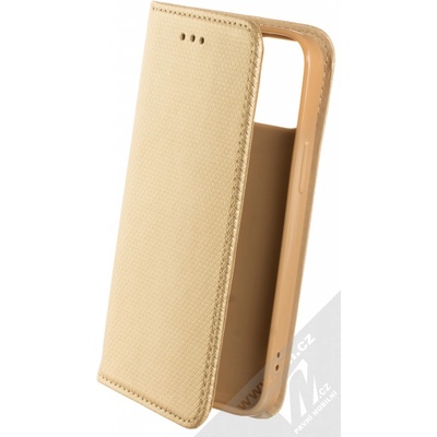 Pouzdro 1Mcz Magnet Book Color Apple iPhone 13 mini zlaté