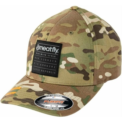 Meatfly шапка с козирка Raptor Flexfit Coordinates Multicam | Многоцветен | Размер Meatfly | Cheren | МЪЖЕ | S/M