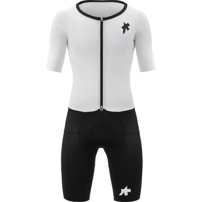 ASSOS Мъжки скин за колоездене ASSOS Equipe RSR Triator Speedsuit S11 Cycling skinsuit - White Series (002-3891-0113)