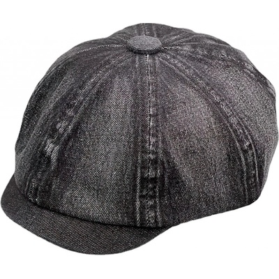 Baretka Denim Černá