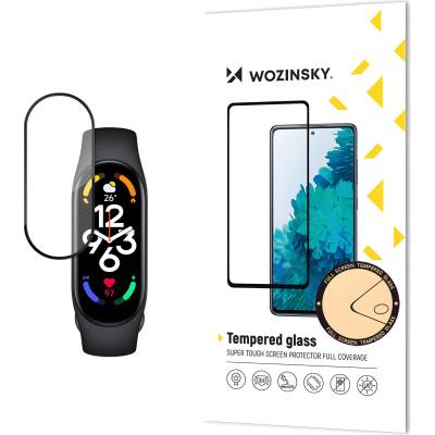 Wozinsky защитно закалено стъкло за Xiaomi Mi Band 7 - Черен KP22126