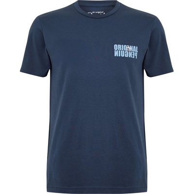 Original Penguin Тениска Original Penguin Men's Reverse Graphic Regular Fit T-Shirt - Yale