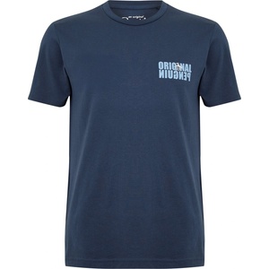 Original Penguin Тениска Original Penguin Men's Reverse Graphic Regular Fit T-Shirt - Yale