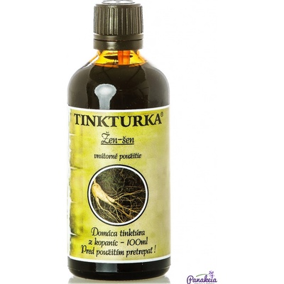 Tinkturka Žen-šen pravý koreň 100 ml