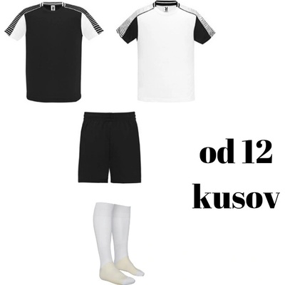 Roly Futbalová sada Juve pre celé mužstvo biela čierna 12 hráčskych setov