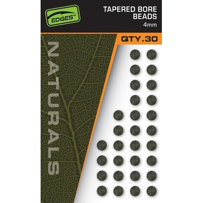 Fox Nárazové Guličky Naturals Tapered Bore Beads 4 mm 30 ks