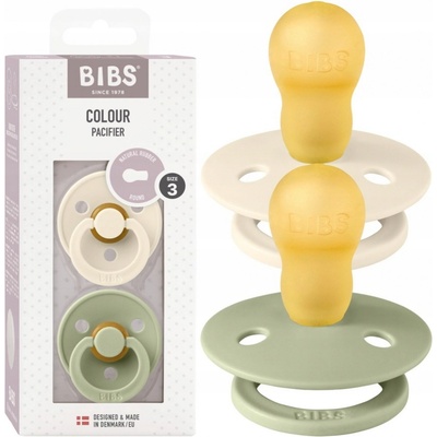 Bibs Colour kaučuk 2ks Sage Ivory 120241