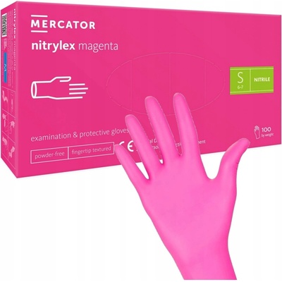 Mercator Nitrylex magenta nepudrované 100 ks