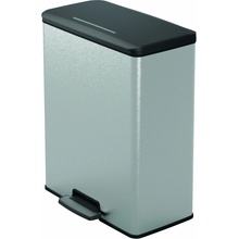 Curver Deco BIN 65L Odpadkový koš 48,6 x 31,6 x 61,5 cm stříbrný 01128-C70