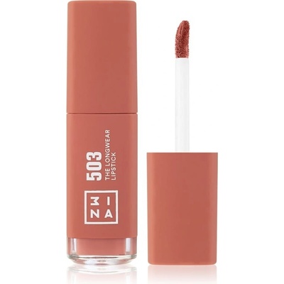 3INA The Longwear Lipstick dlhotrvajúci tekutý rúž 503 Nude 6 ml