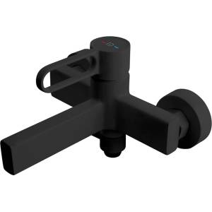 FDesign Zaffiro едноръкохватков смесител за вана/душ, матово черен (FD1-ZFR-1-22)