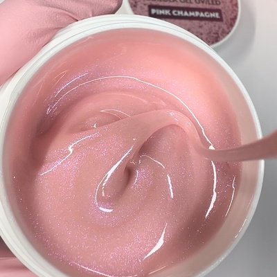 Claresa UV/LED gél na nechty Soft & Easy Builder gel Pink Champagne 90 g