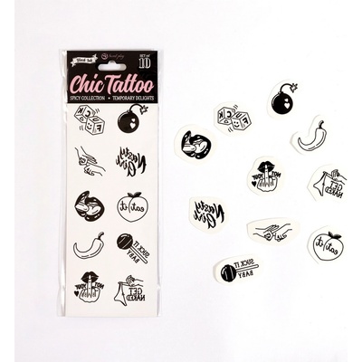 Secret Play Chic Tattoo Spicy Collection 10pcs – Zboží Dáma