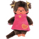 Mončiči růžová Fluffy Monchhichi 20 cm