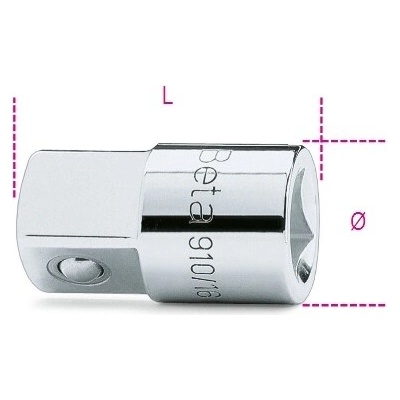Adaptér BETA 3/8'' samice a 1/2'' samec 009100814