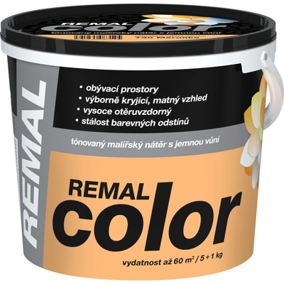 REMAL COLOR FARBA NA STENU MARHUĽA 6 KG