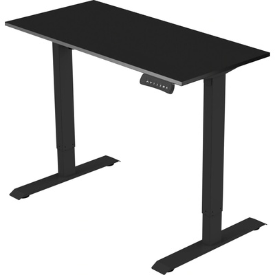 Delso Výškovo nastaviteľný stôl ADJUSTER PRO 80 x 160 cm čierna / čierna