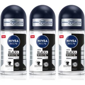 Nivea MEN Black & White Invisible Original рол-он и антиперспирант изгодна опаковка - notino - 12,73 лв