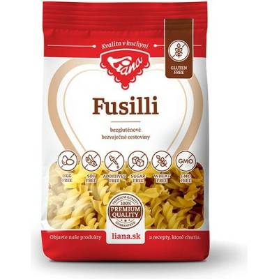 Liana bezlepkové cestoviny Fusilli 200 g