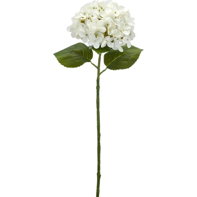 Umelá kvetina hortenzie výška 60 cm Gasper - biela