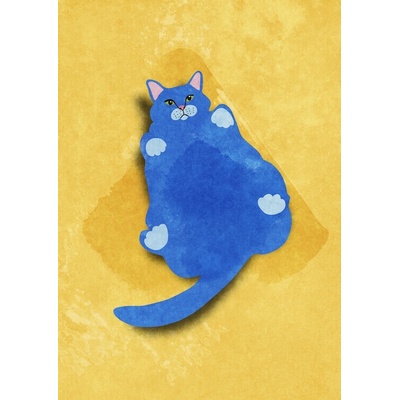Plagát, Obraz - Fat Cat, Raissa Oltmanns, 30 × 40 cm