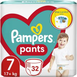 Pampers Пелени гащи Pampers Pants - VPP, Размер 7, 17+ kg, 32 броя (1100019501) - ozone