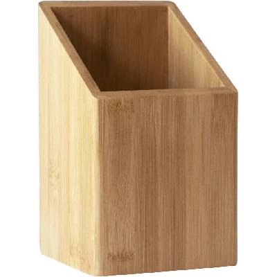 Stojan na kuchyňské náčiní NBA203 18 cm, hnědá, bambus, Pebbly