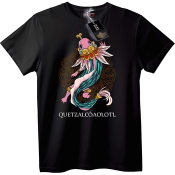 NOONEBRAND Тениска Кетцалкоатъл Митичната змия - S, Black