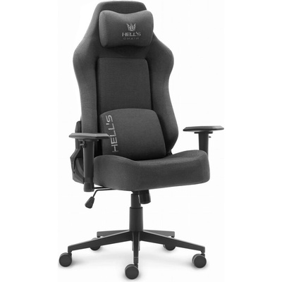 Hell's Chair HC-1009 Grey Black Fabric