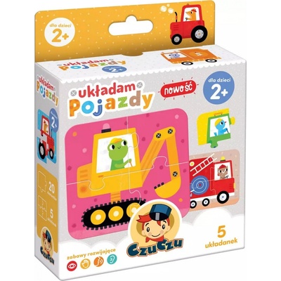 CZUCZU Dopravní prostředky 5x4 dílků
