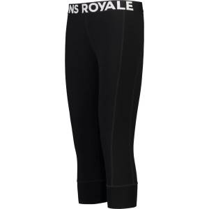 Mons Royale Дамско мериносово термобельо Mons Royale Women's Cascade Merino Flex 200 3/4 Legging Merino base layer - Black (115-1395-0112)