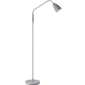Markslöjd Сива LED затъмняваща се подова лампа с метален абажур (височина 140 cm) Patro - Markslöjd (108888)