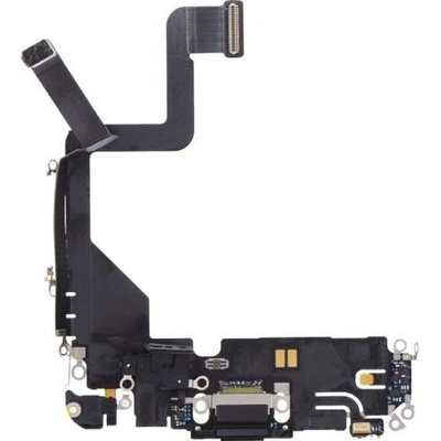 Nabíjecí obvod + Flex kabel iPhone 14 Pro - černý - aftermarket IPH1743