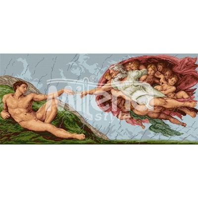 Milena Style Сътворението - гоблен със схема конци dmc 1: 4