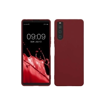 Pouzdro kwmobile Sony Xperia 10 V tmavě červené – Zboží Živě