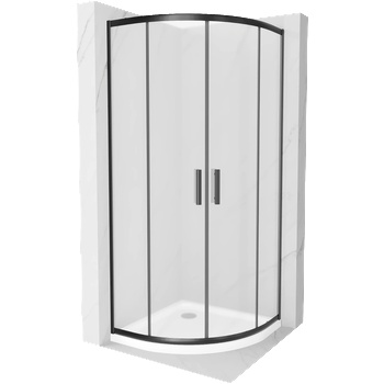 Mexen Rio 90x90 cm + tray round