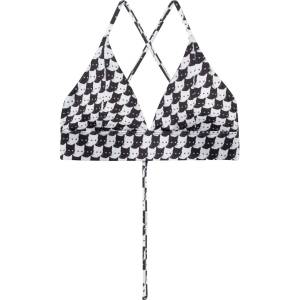 DEDICATED Дамско бикини горнище Dedicated Women's Bikini Top Alva Bikini top - Pepita Cats Black (150-1790-2112)