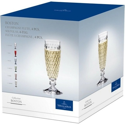 Villeroy & Boch Boston Coloured pohár na šampanské šedý 150 ml
