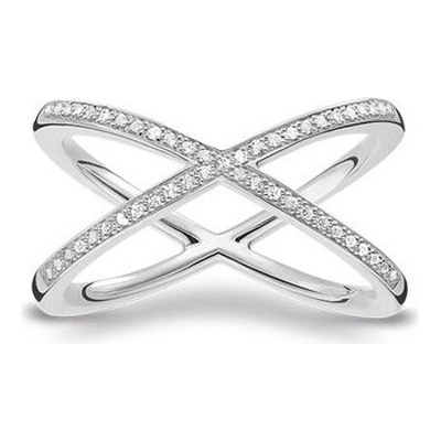 Thomas Sabo prsteň D TR0029 725 14 50 Sterling silver