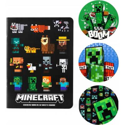 Astra Zošit kockovaný A5 Minecraft