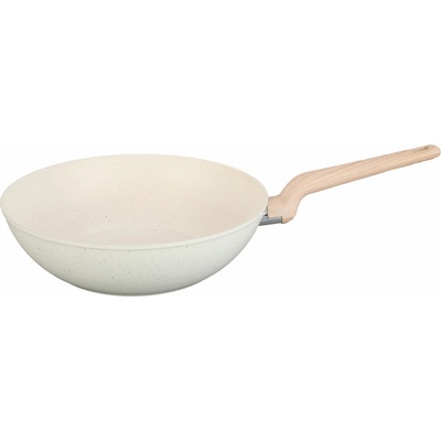 Voltz Уок тиган Oliver Voltz Nice OV54420E30, 30 см, Мраморно покритие, Индукция, Бежов (Nice OV54420E30)