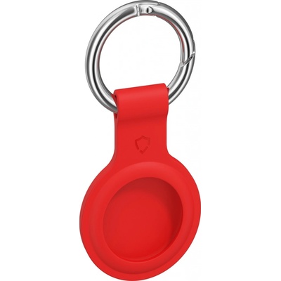 AlzaGuard Silicone Keychain pro Airtag červená AGD-AKS001R
