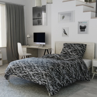 Smolka Obliečky bavlna Zuzana Čierna 140x220 70x90