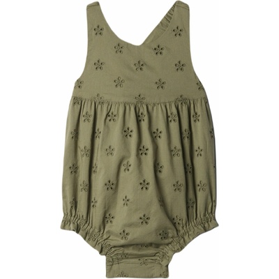 Dievčenské body GAP EYELET BUBBLE khaki