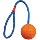 Hračky pre psov Trixie Neonová míč na šnôre 6cm/30cm mechová guma