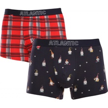 Atlantic boxerky 2GMH-019 2-pack modrá červená